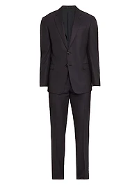 Single-Breasted Wool Suit