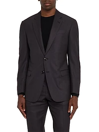 Single-Breasted Wool Suit