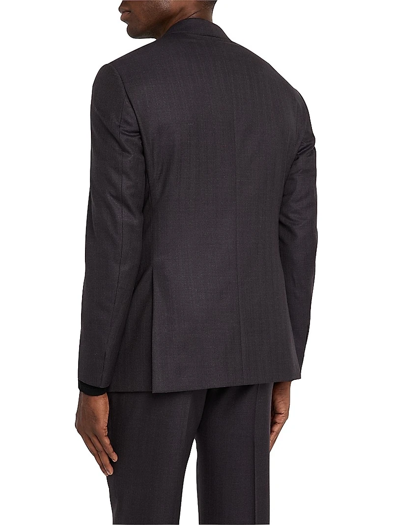 Single-Breasted Wool Suit