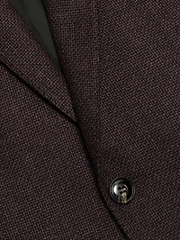 Textured Wool-Blend Sport Coat