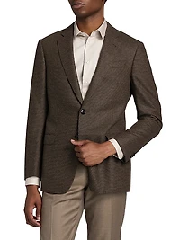 Textured Wool-Cashmere Sportcoat