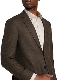 Textured Wool-Cashmere Sportcoat