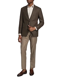 Textured Wool-Cashmere Sportcoat