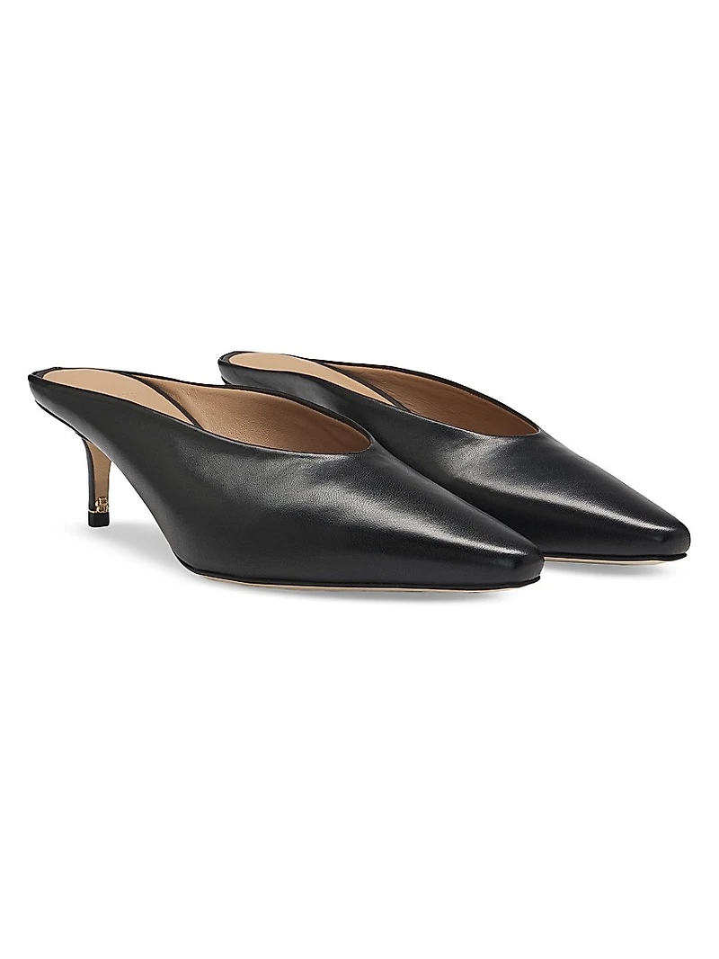 Backless Mules Nappa Leather