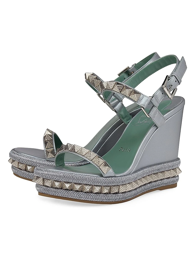 Pyraclou 110MM Leather Platform Sandals