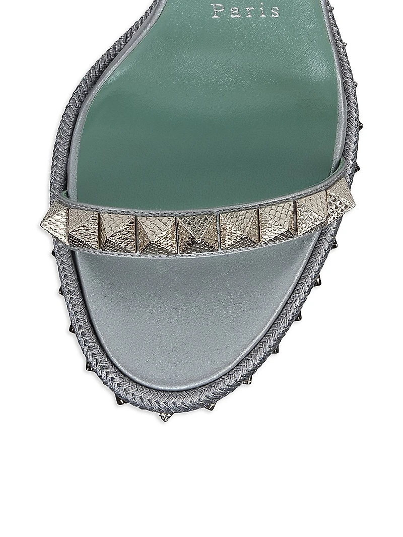 Pyraclou 110MM Leather Platform Sandals