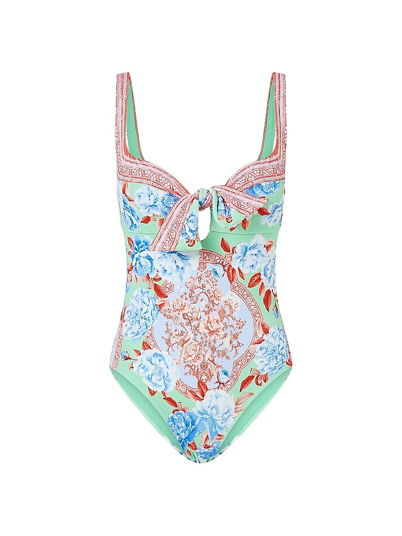 Floral One-Piece Swimsuit