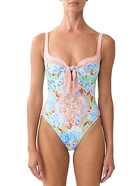 Floral One-Piece Swimsuit