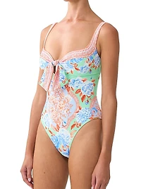 Floral One-Piece Swimsuit