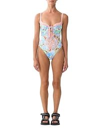 Floral One-Piece Swimsuit