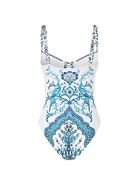 Printed One-Piece Swimsuit