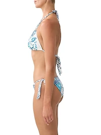 3-Piece Floral Bikini & Cover-Up Set