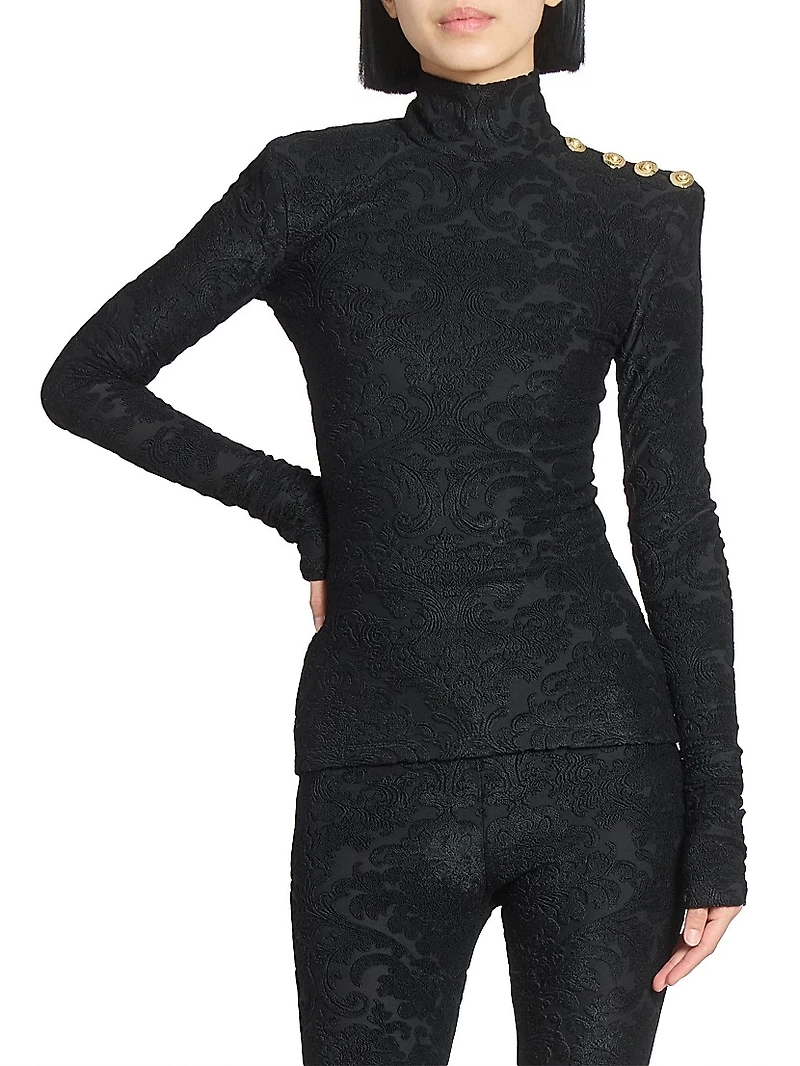 Baroque Jacquard Top