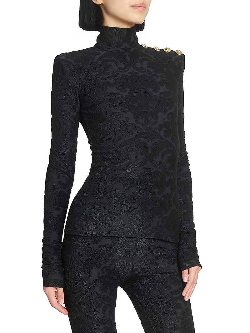 Baroque Jacquard Top