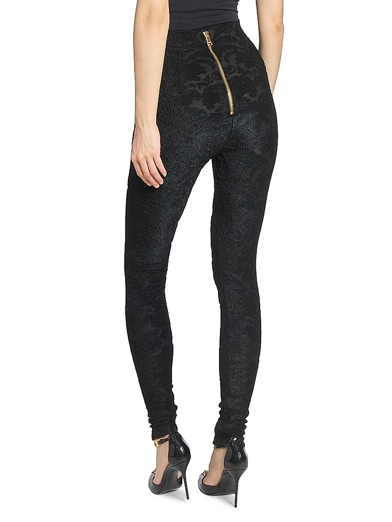 Baroque Jacquard Leggings