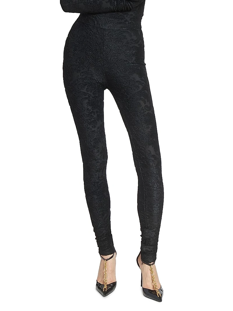 Baroque Jacquard Leggings