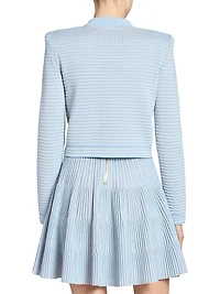 Buttoned Knit Cardigan
