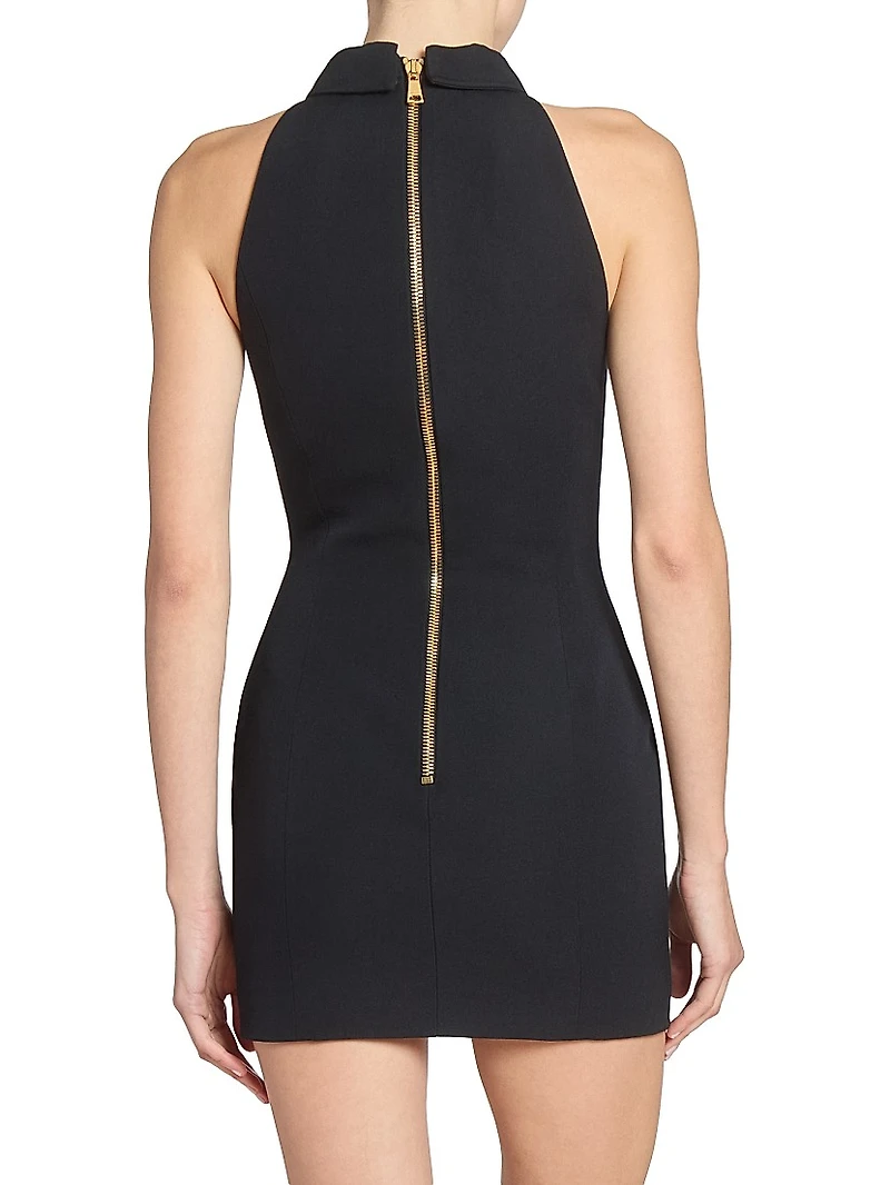 Grain de Poudre Wool Minidress