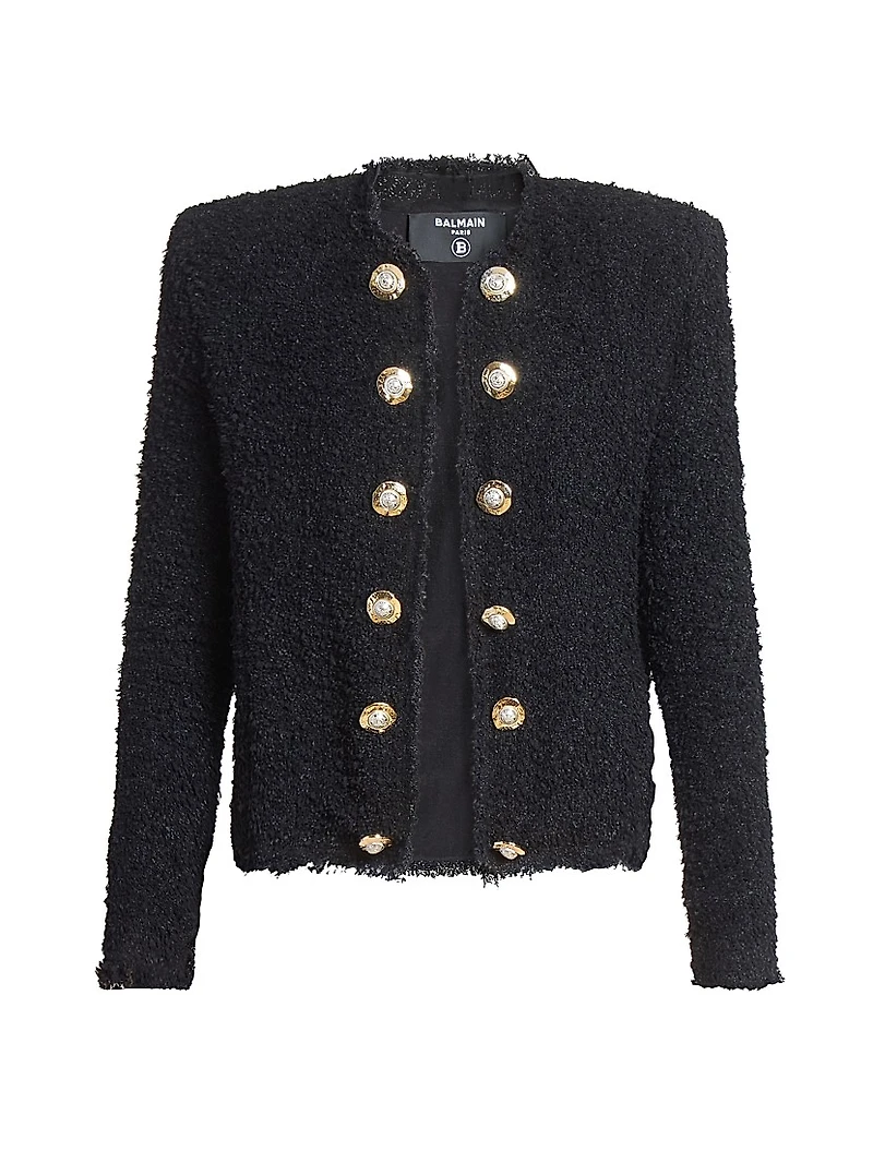 Spencer Tweed Collarless Jacket