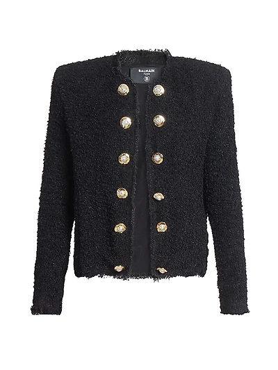 Spencer Tweed Collarless Jacket