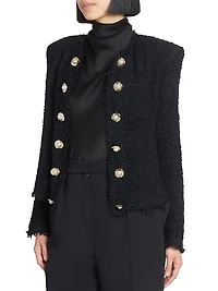 Spencer Tweed Collarless Jacket