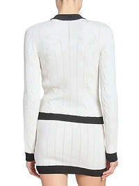 Torsade Knit Cardigan