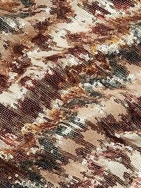 Lester Sequined Halterneck Gown