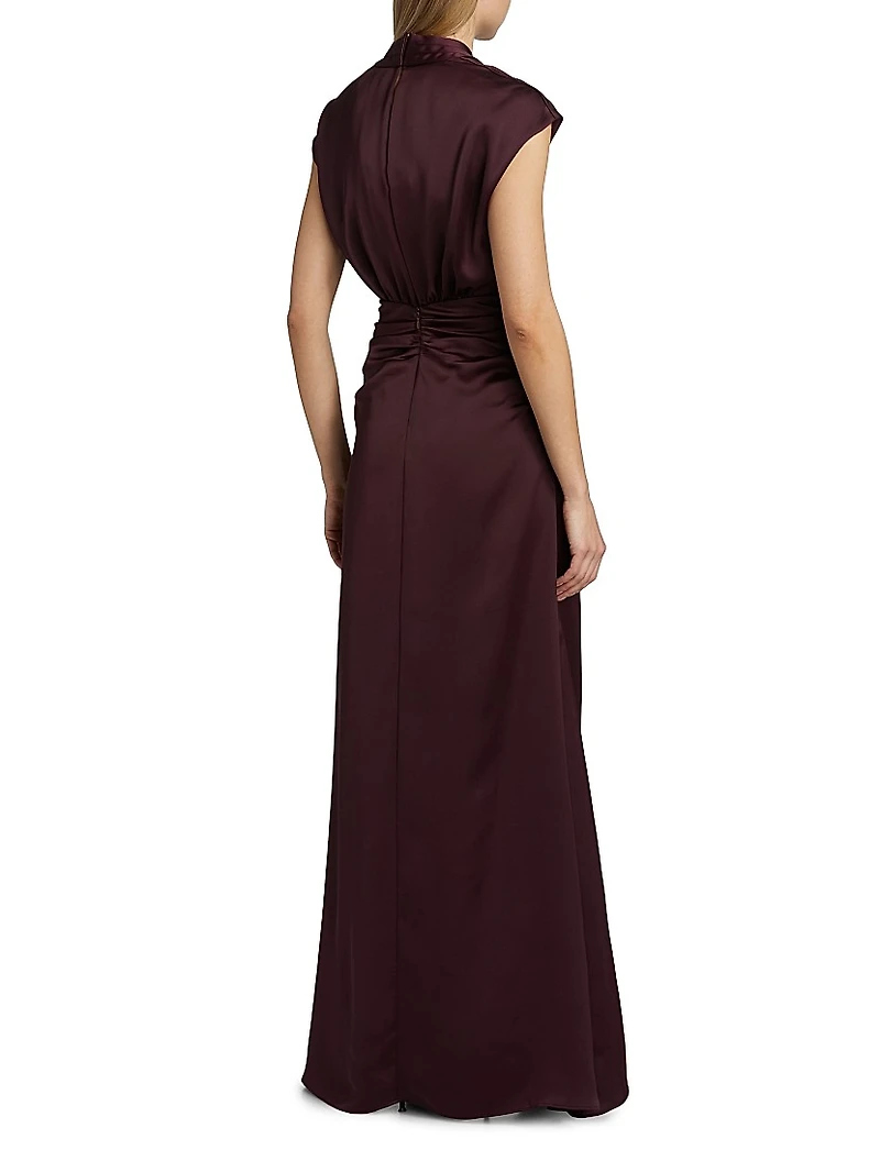 Catrin Waterfall Hi-Low Gown