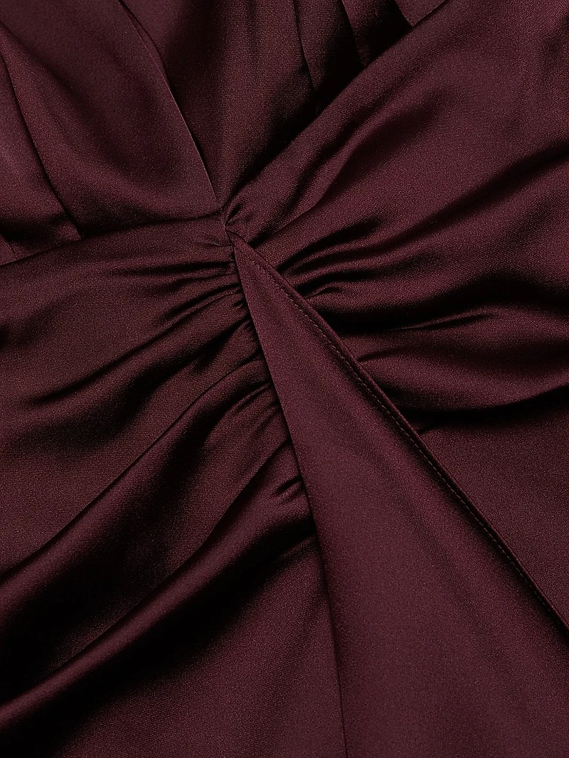 Catrin Waterfall Hi-Low Gown