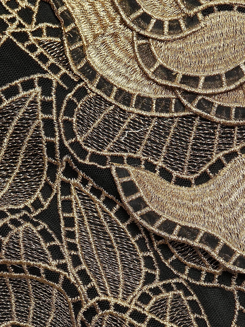 Venetia Lace Strapless Midi-Dress