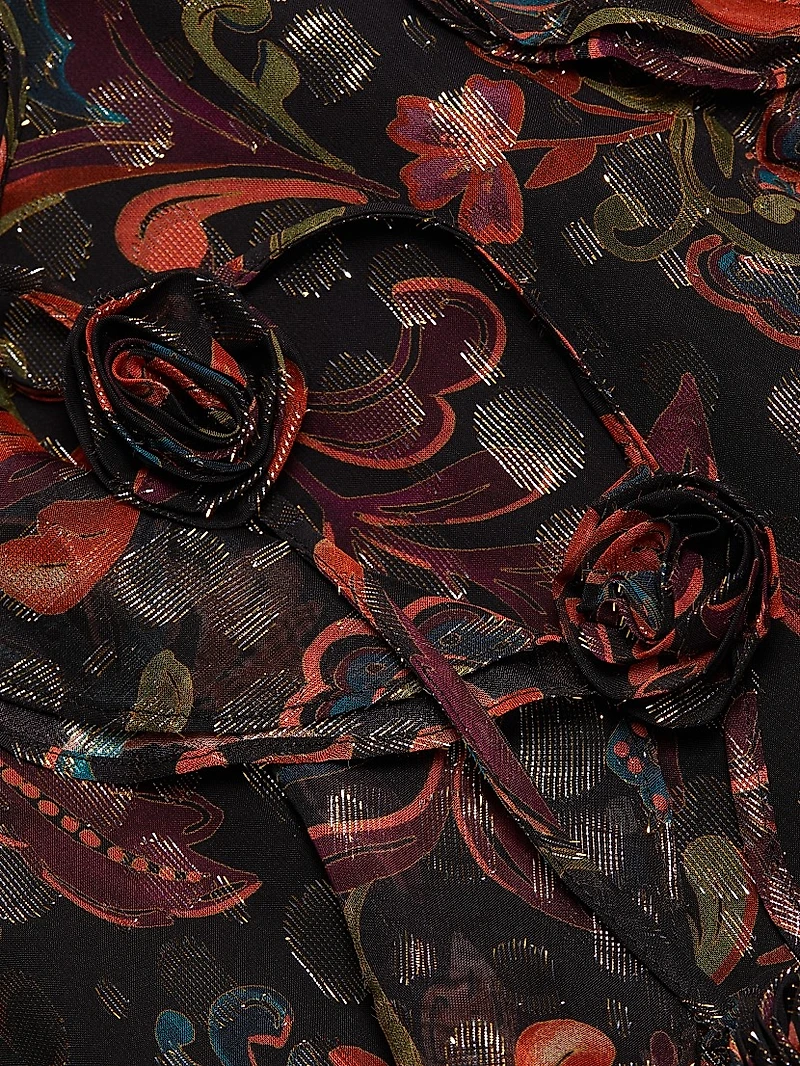 Idella Printed Halterneck Gown