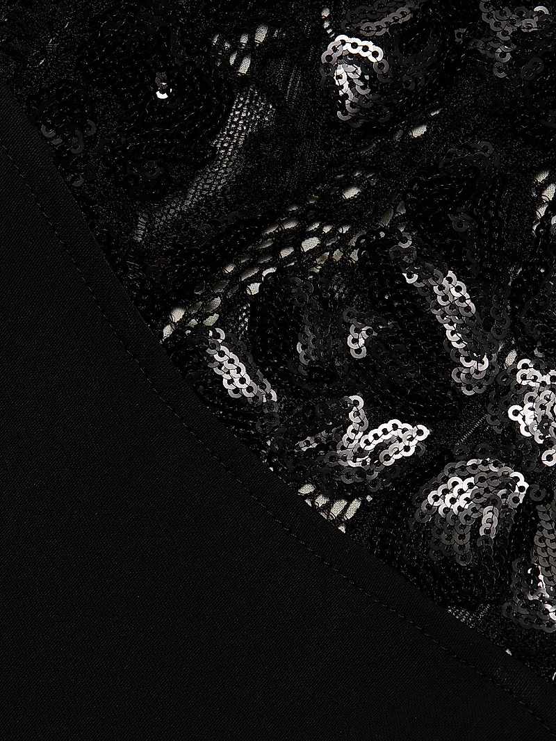 Chantal Embellished Plunging V-Neck Gown