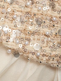 Catalina Sequined Ruffle Minidress