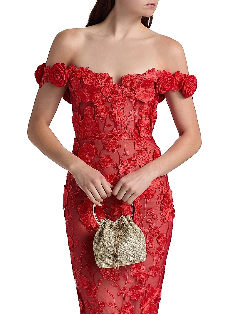 Jasmine Off-the-Shoulder Gown