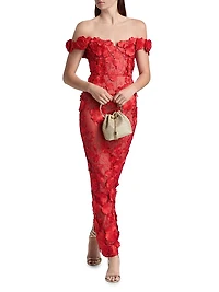 Jasmine Off-the-Shoulder Gown