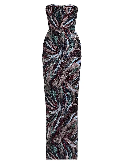 Dahlia Sequined Maxi Dress