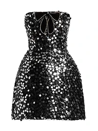 Maraya Sequined Bandeau Minidress