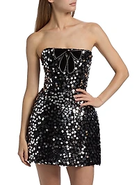 Maraya Sequined Bandeau Minidress