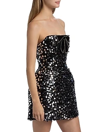 Maraya Sequined Bandeau Minidress