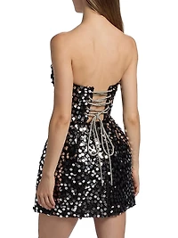 Maraya Sequined Bandeau Minidress