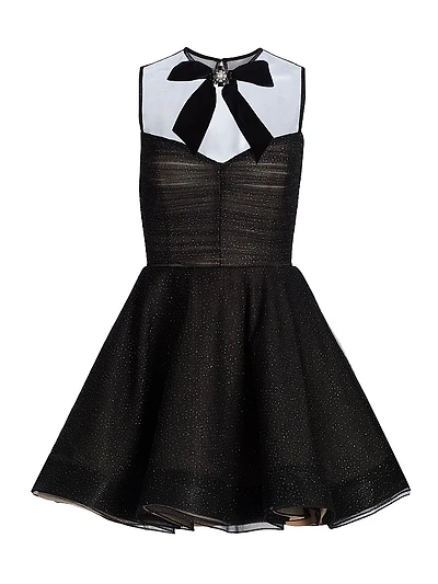 Charlotte Bow Illusion Minidress