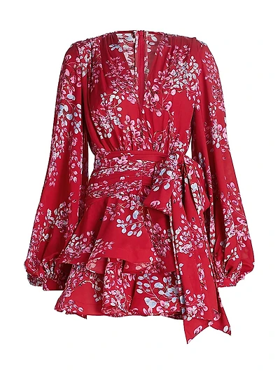 Bedouin Ruffle Minidress
