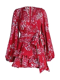 Bedouin Ruffle Minidress