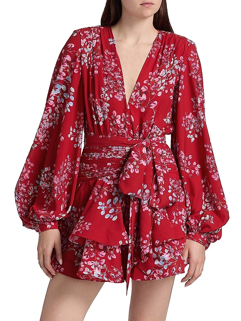 Bedouin Ruffle Minidress