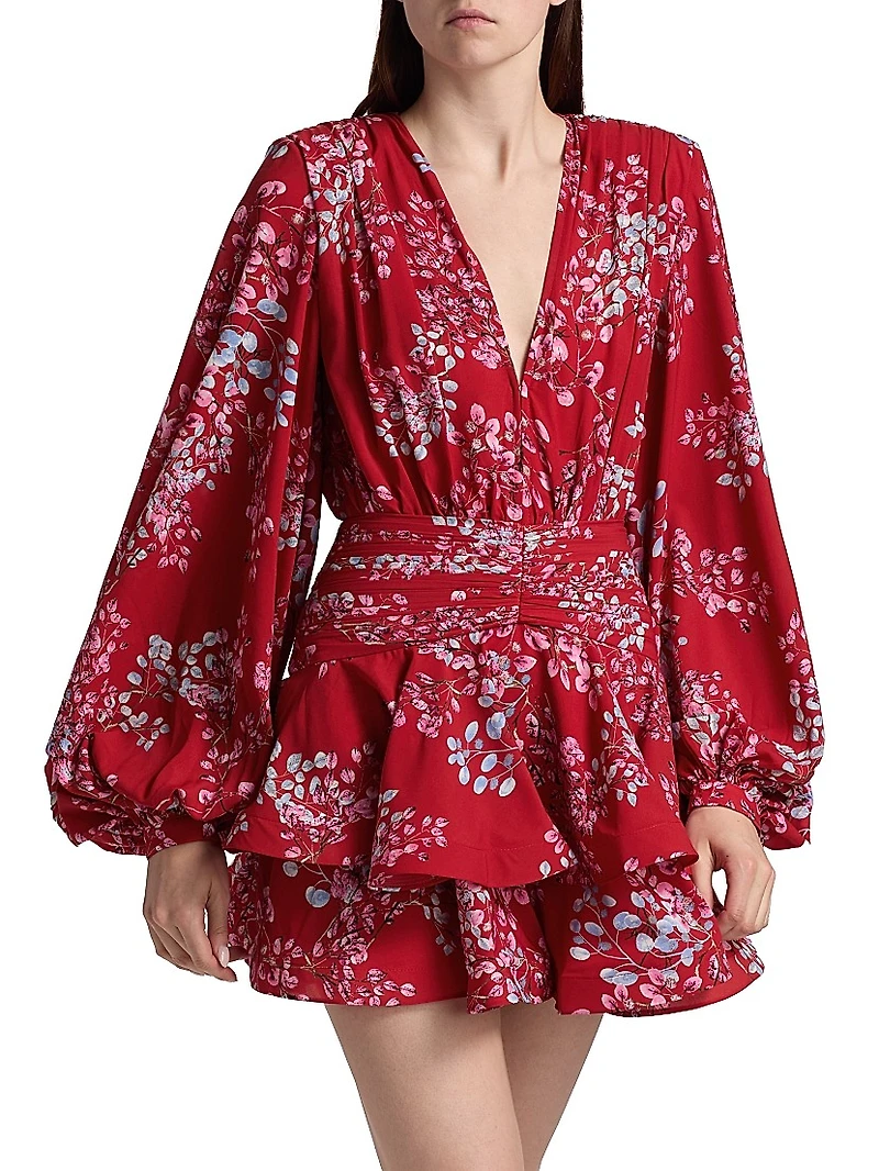 Bedouin Ruffle Minidress