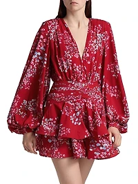 Bedouin Ruffle Minidress