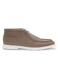 Desert Boots Tumbled Leather with Apron Toe
