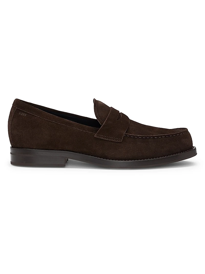 Dressletic Penny Loafers Suede