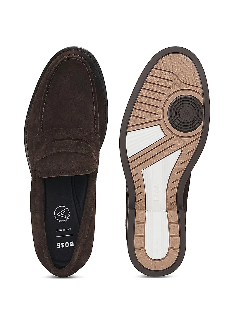 Dressletic Penny Loafers Suede