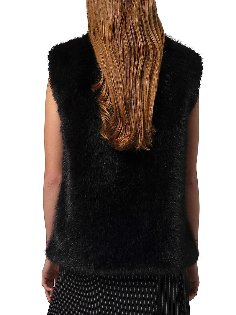 Laila Faux-Fur Vest